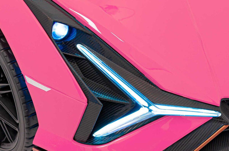 Carrinho Elétrico Lamborghini Sian 2 Lugares Rosa