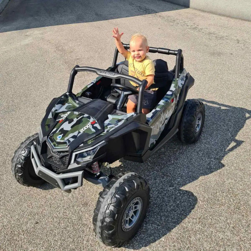 Jeep Elétrico Infantil 24V Grande 2 Lugares UTV