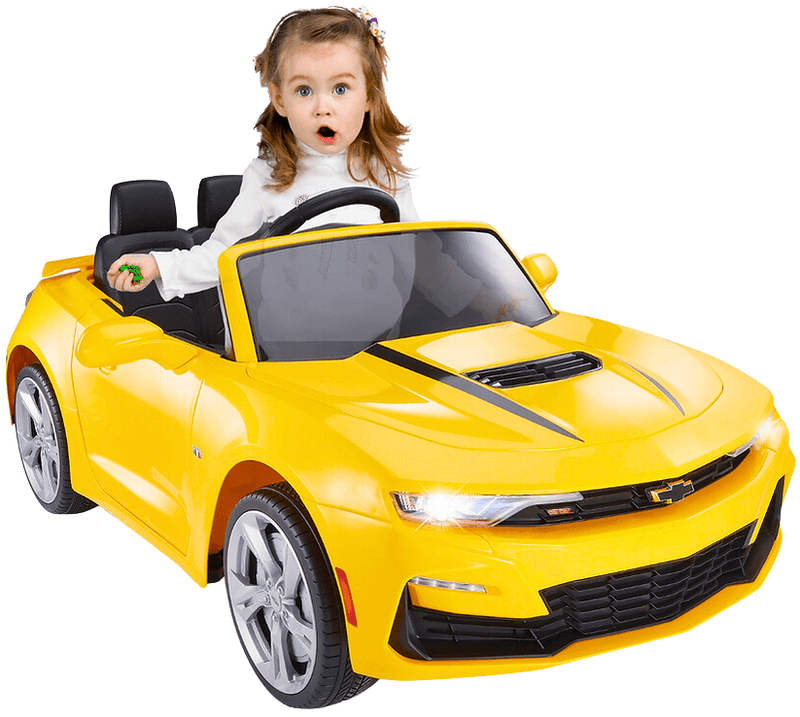 Camaro Elétrico Infantil Amarelo 12v
