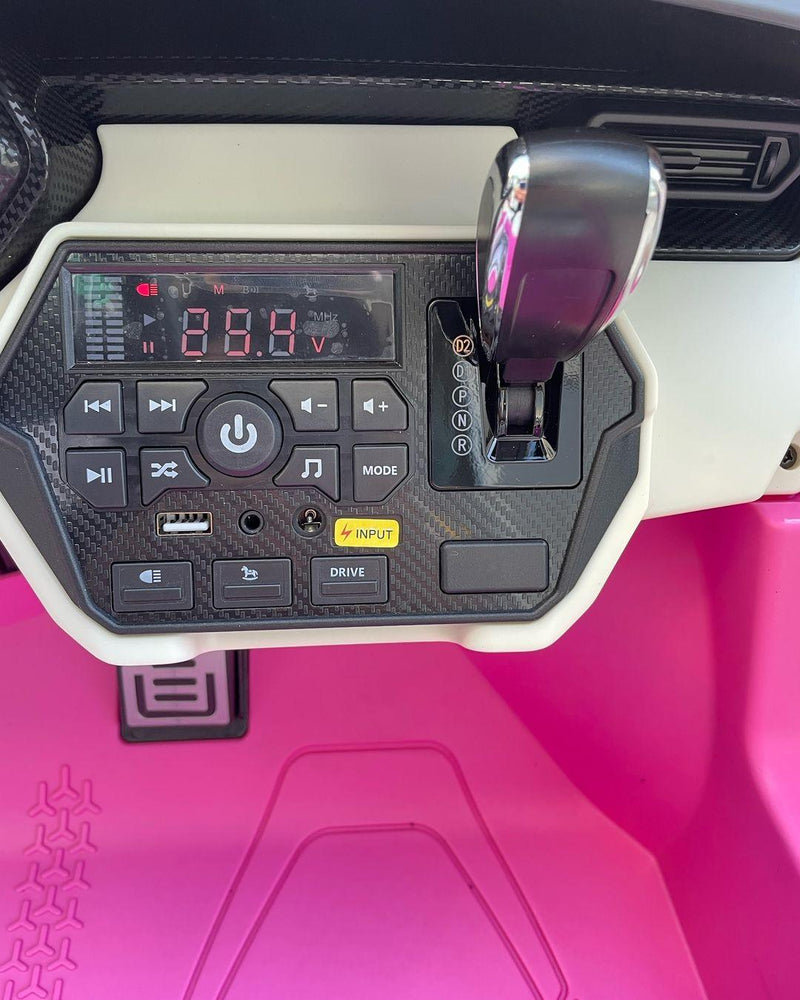 Carrinho Elétrico Lamborghini Sian 2 Lugares Rosa