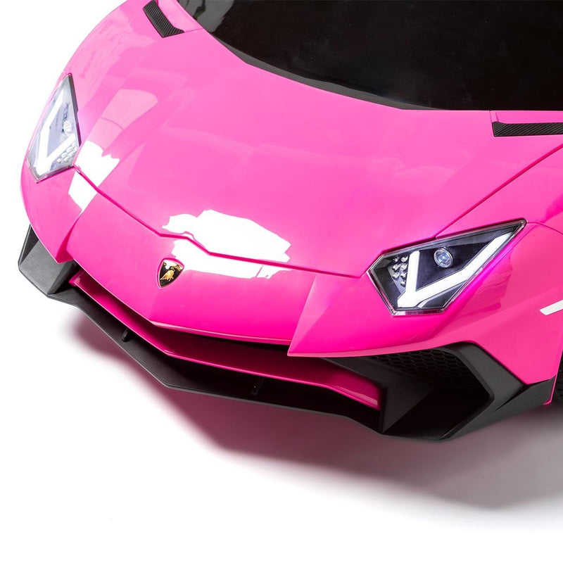 Carro Elétrico Infantil Dois Lugares Rosa Lamborghini