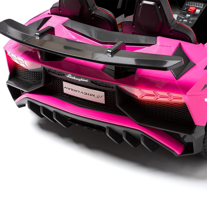 Carro Elétrico Infantil Dois Lugares Rosa Lamborghini