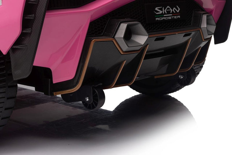 Carrinho Elétrico Lamborghini Sian 2 Lugares Rosa