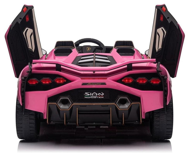 Carrinho Elétrico Lamborghini Sian 2 Lugares Rosa