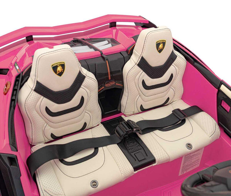 Carrinho Elétrico Lamborghini Sian 2 Lugares Rosa
