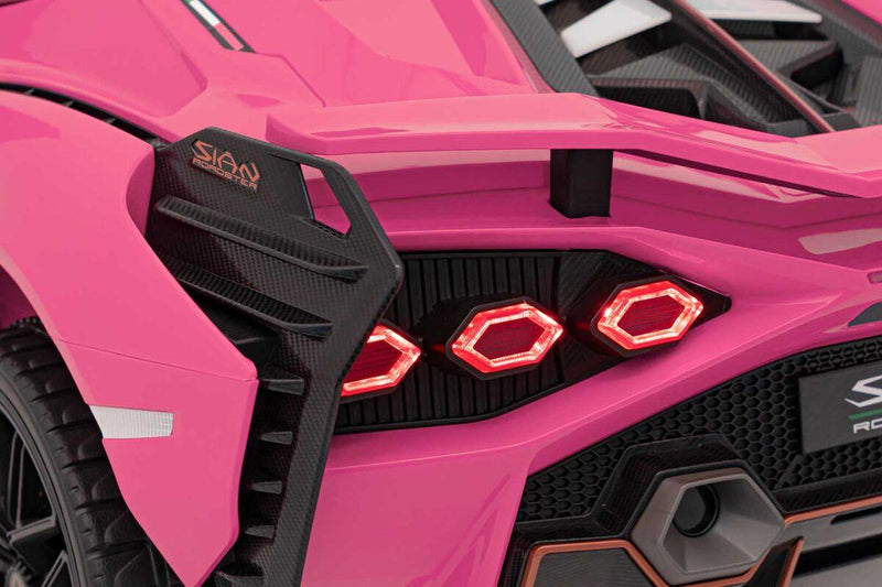 Carrinho Elétrico Lamborghini Sian 2 Lugares Rosa