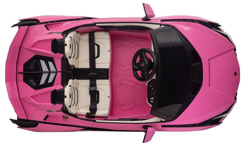 Carrinho Elétrico Lamborghini Sian 2 Lugares Rosa