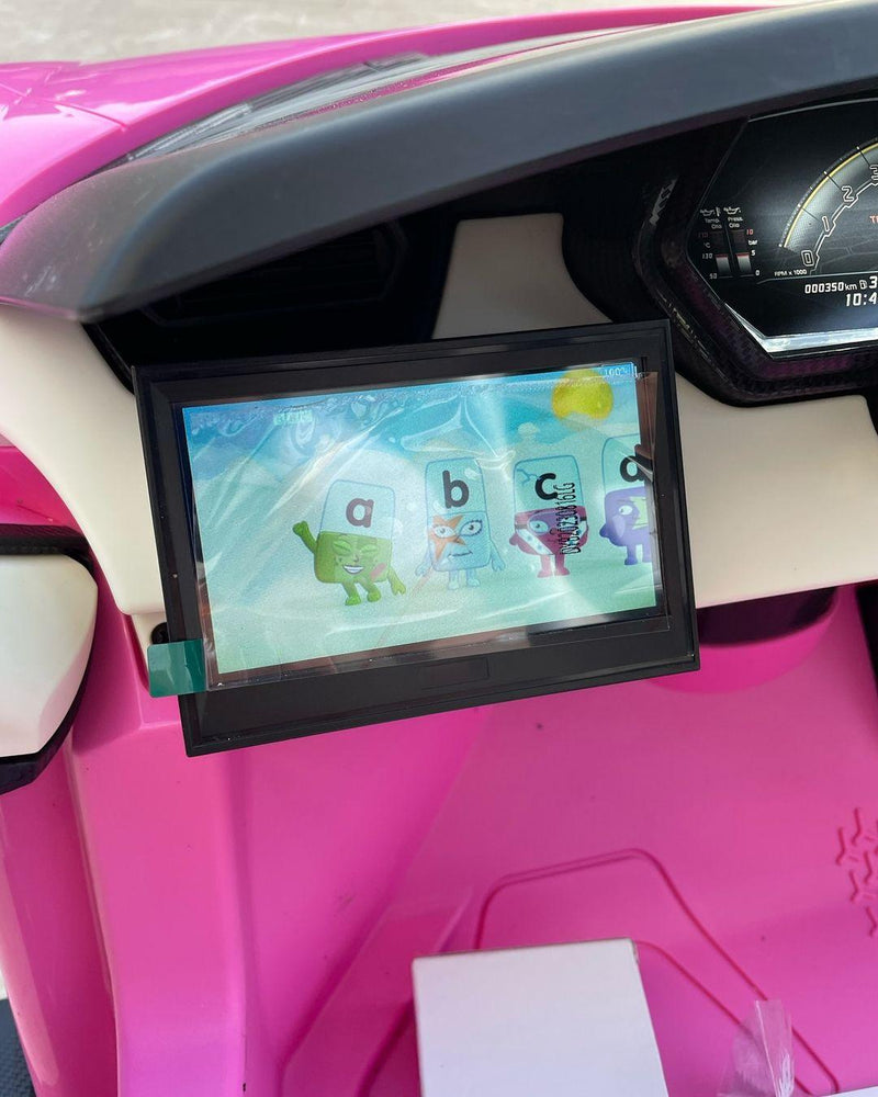 Carrinho Elétrico Lamborghini Sian 2 Lugares Rosa