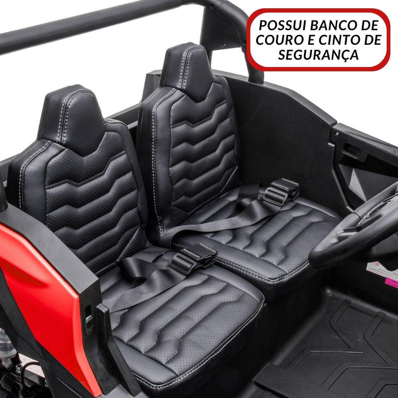 Jeep Elétrico Infantil Racing Com Controle Remoto