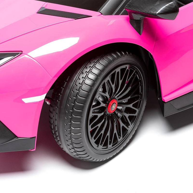Carro Elétrico Infantil Dois Lugares Rosa Lamborghini