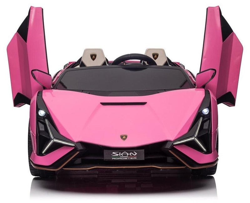 Carrinho Elétrico Lamborghini Sian 2 Lugares Rosa