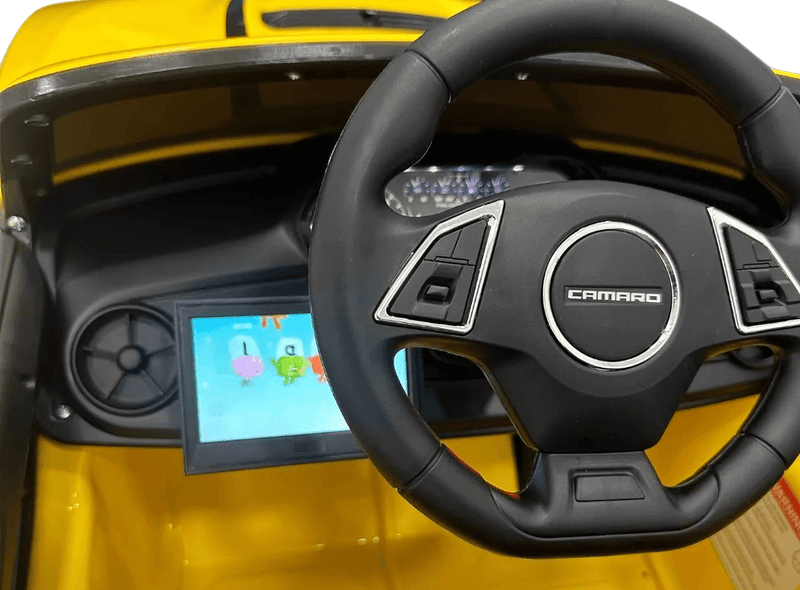 Camaro Elétrico Infantil Amarelo 12v