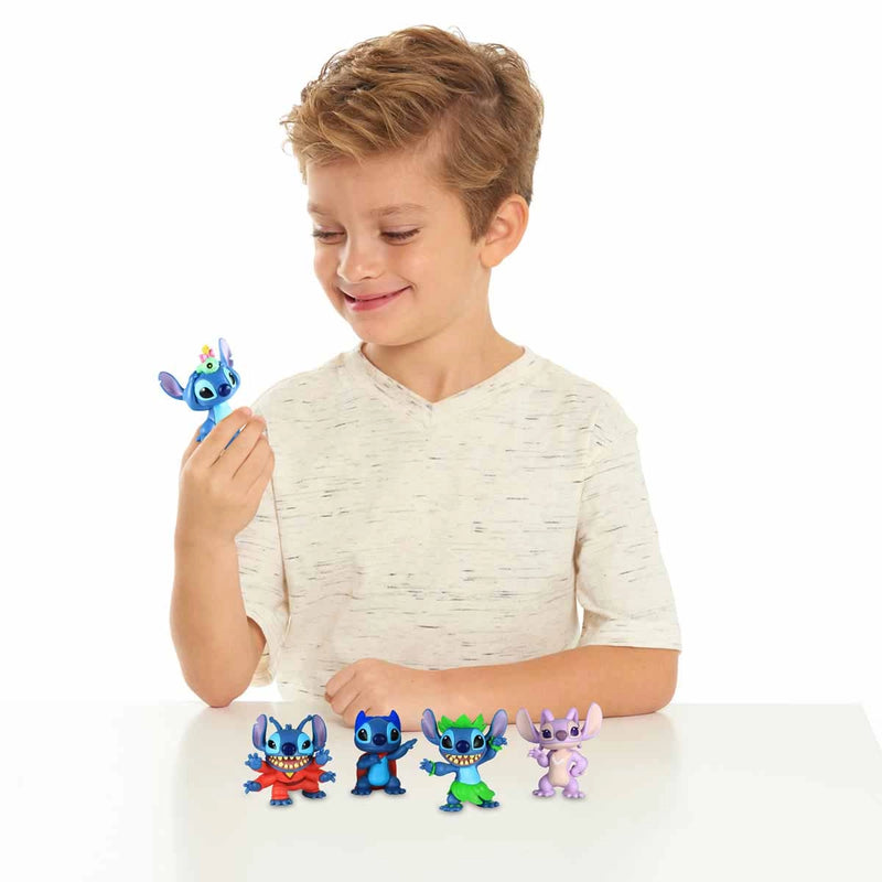 5 Mini Bonecos De 7Cm Do Stitch Colecionaveis - Disney